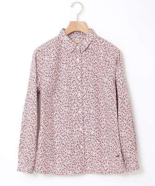 小花柄プリント ブラウス