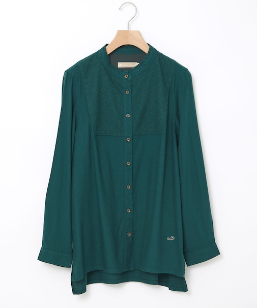 刺繍 ヨークデザイン チュニック