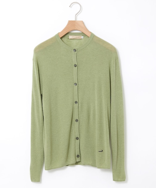 リブニット カーディガン