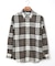 ピケ素材 チェック柄 シャツ