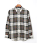 ピケ素材 チェック柄 シャツ