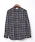 ピケ起毛 チェック柄 シャツ