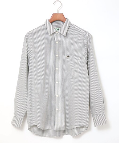 ノンアイロン ストライプ シャツ【シワになりにくい】