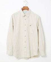 ピケ素材 ボタンダウン シャツ