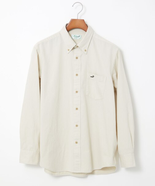 ピケ素材 ボタンダウン シャツ