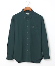 ピケ素材 ボタンダウン シャツ