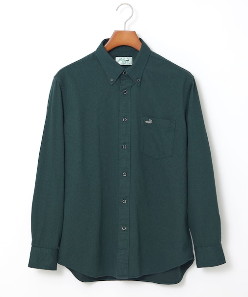 ピケ素材 ボタンダウン シャツ