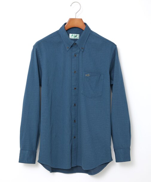 ピケ素材 ボタンダウン シャツ