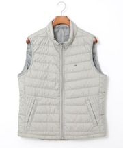 スタンドカラー ダウン ベスト