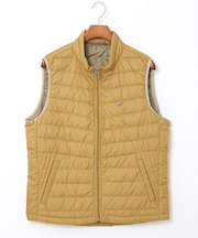 スタンドカラー ダウン ベスト