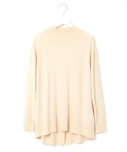 ウールブレンド アイレット ニットチュニック