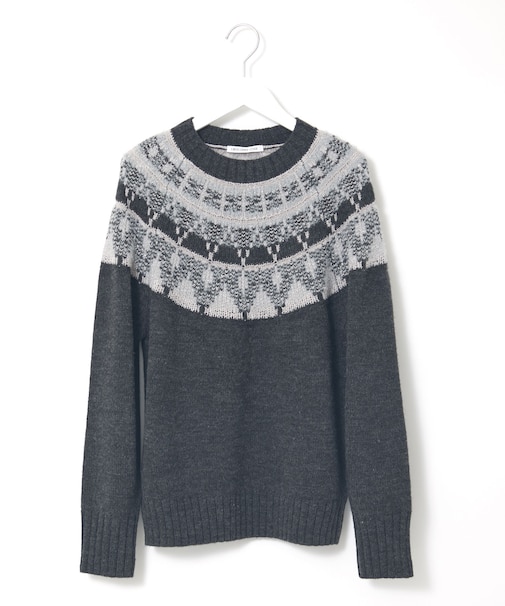 求心柄 ラメ ニット