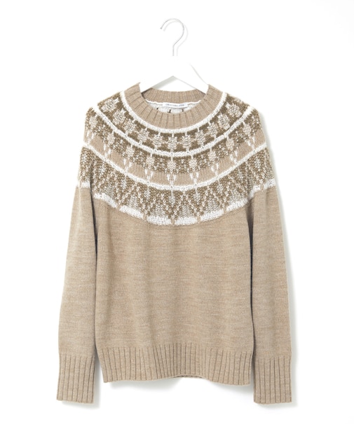 求心柄 ラメ ニット
