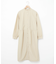 ノーカラー ウエスト切り替え ライトコート