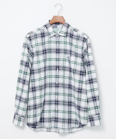 ピケ 英国調タータン柄 シャツ