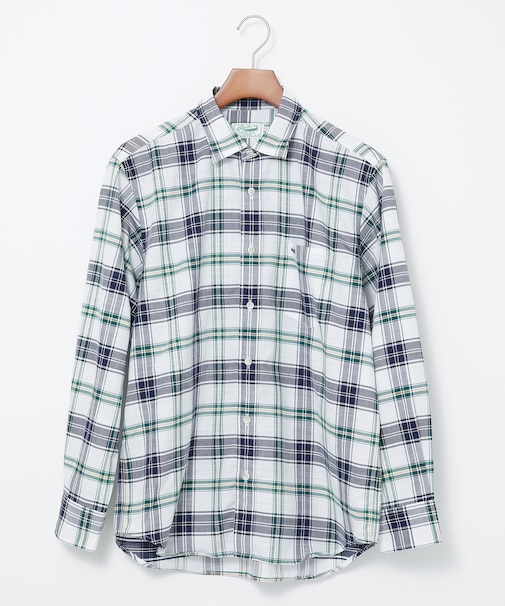 ピケ 英国調タータン柄 シャツ