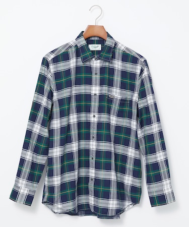 ピケ 英国調タータン柄 シャツ