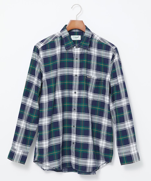 ピケ 英国調タータン柄 シャツ