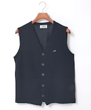 Vネック 前開き ベスト