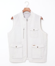 ドビー生地 マルチポケット ベスト【吸汗速乾】