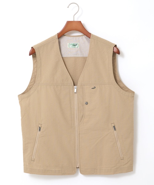 Engineered Garments シアサッカーベスト シアサッカー ベスト【吸汗速乾】｜クロコダイルのアウトレット通販