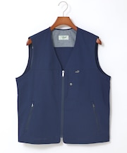 シアサッカー ベスト【吸汗速乾】