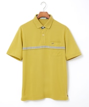 ラインプリント ポロシャツ