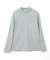 テレコ編み ハイネック Tシャツ
