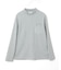 テレコ編み ハイネック Tシャツ