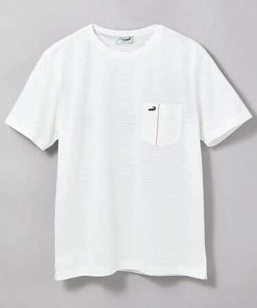 スノーコットン シャドーボーダー Tシャツ【接触冷感】