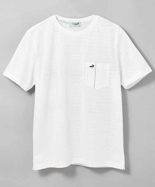 スノーコットン シャドーボーダー Tシャツ【接触冷感】