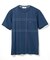 スノーコットン パネルチェック Tシャツ【接触冷感】