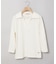 リップルボーダー 七分袖 Tシャツ