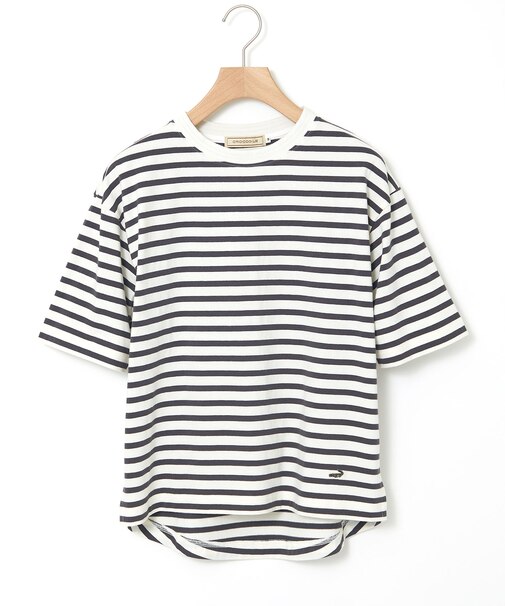 天竺 ボーダー Tシャツ