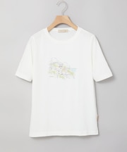 水彩調 プリント Tシャツ【吸汗速乾】