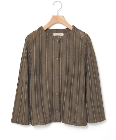 レース カット カーディガン