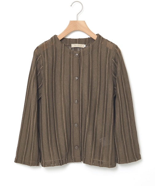 レース カット カーディガン