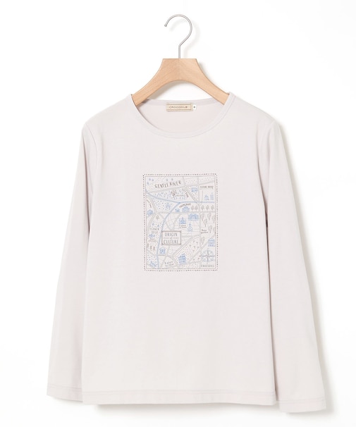 長袖 プリント Tシャツ【オンラインショップ・一部店舗限定】