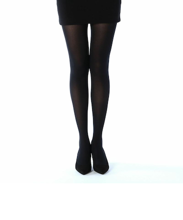 満足　タイツ 無地 80デニール