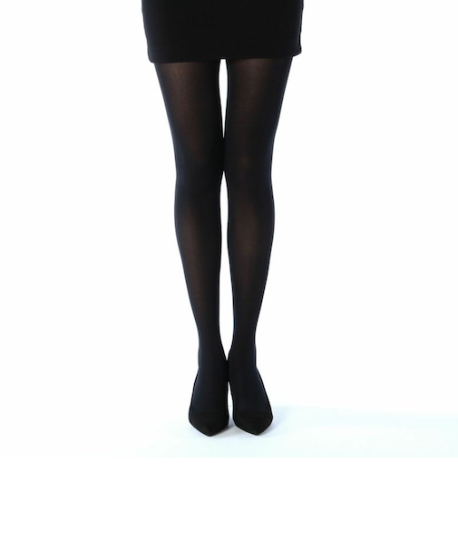 満足　タイツ 無地 80デニール