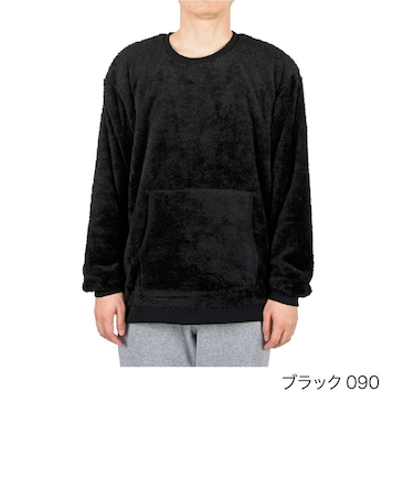 fukuske FUN フリース長袖トップスポケット付き