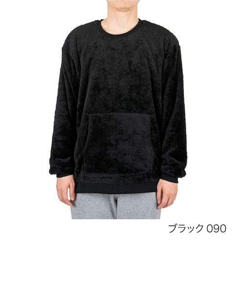 fukuske FUN フリース長袖トップスポケット付き