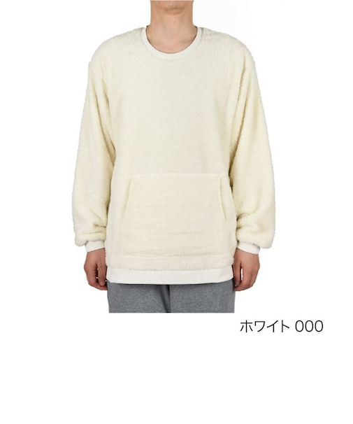 fukuske FUN フリース長袖トップスポケット付き