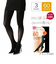 【デイリー満足】3足組 タイツ 無地 60デニール SCYゾッキ