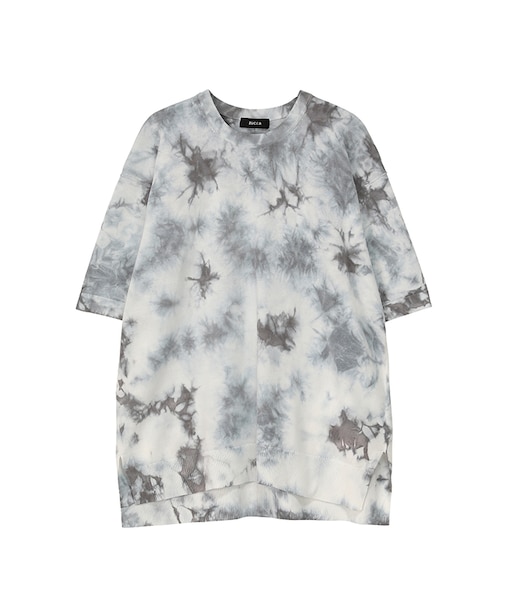 ムラ染めニット