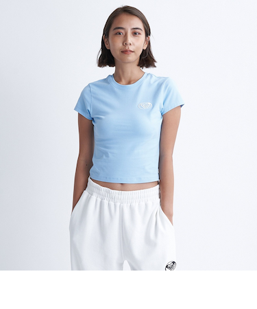 【ROXY ロキシー 公式通販】ロキシー(ROXY)【OUTLET】Roxy PLANET RING TEE ウィメンズ 半袖Tシャツ 丈短め ロゴ