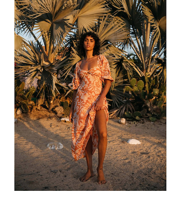 【OUTLET】BILLABONG レディース PARADISE COVE 2 ロングワンピース 【2024年春夏モデル】