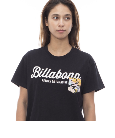 【OUTLET】BILLABONG レディース PATTERN POCKET LOGO TEE Ｔシャツ 【2024年春夏モデル】