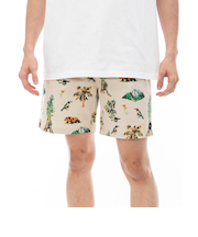 【OUTLET】【直営店限定】RVCA メンズ ESCAPE ELASTIC PRINT SHORT ウォークパンツ/ショートパンツ 【2024年夏モデル】