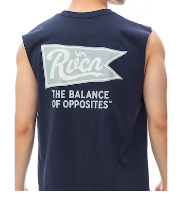 【OUTLET】RVCA メンズ PENNANTAN CUTOFF TANK タンクトップ 【2024年春夏モデル】